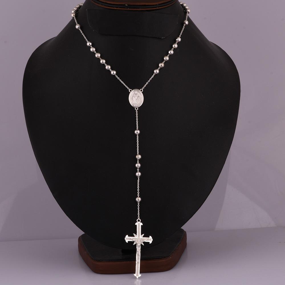 Holy Crucifix Rosary Necklace