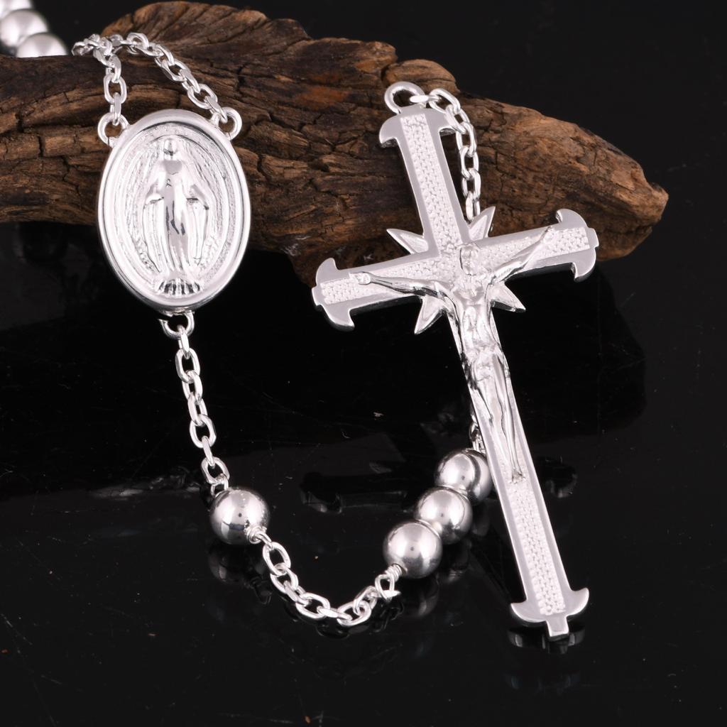 Holy Crucifix Rosary Necklace
